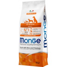 Monge Dog All Breeds Adult сухий корм для собак з качкою і рисом 12 кг