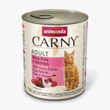 Animonda Carny Adult вологий корм для котів з яловичиною індичкою і креветками 800 г Animonda Carny Adult вологий корм для котів з яловичиною індичкою і креветками 800 г