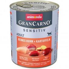 Animonda GranCarno Sensitiv Adult вологий корм для собак з куркою і картоплею 800 г