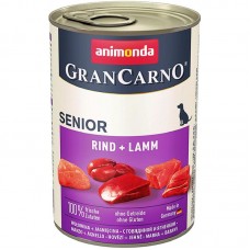 Animonda GranCarno Original Senior вологий корм для собак з яловичиною і ягням 400 г