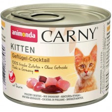 Animonda Carny Kitten вологий корм для кошенят коктейль з птицею 200 г Animonda Carny Kitten вологий корм для кошенят коктейль з птицею 200 г