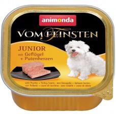 Animonda Vom Feinsten Junior вологий корм для цуценят з птицею і серцями індички 150 г