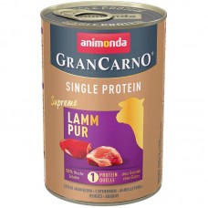 Animonda GranCarno Single Protein Supreme вологий корм для собак з ягням 400 г Animonda GranCarno Single Protein Supreme вологий корм для собак з ягням 400 г