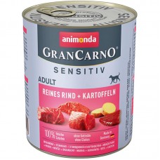 Animonda GranCarno Sensitiv Adult вологий корм для собак з яловичиною і картоплею 800 г Animonda GranCarno Sensitiv Adult вологий корм для собак з яловичиною і картоплею 800 г