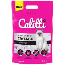 Calitti Crystals наповнювач гігієнічний для котів силікагелевий 3.8 л Calitti Crystals наповнювач гігієнічний для котів силікагелевий 3.8 л