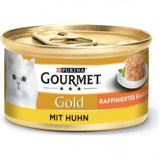 Gourmet Gold вологий корм для котів ніжні биточки з куркою 85 г Gourmet Gold вологий корм для котів ніжні биточки з куркою 85 г