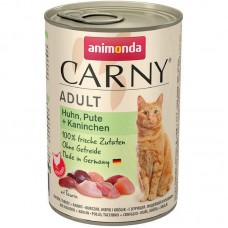 Animonda Carny Adult вологий корм для котів з куркою індичкою і кроликом 400 г Animonda Carny Adult вологий корм для котів з куркою індичкою і кроликом 400 г