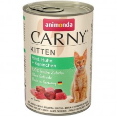 Animonda Carny Kitten вологий корм для кошенят з яловичиною куркою і кроликом 400 г