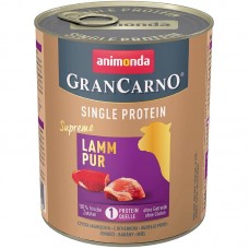 Animonda GranCarno Single Protein Supreme вологий корм для собак з ягням 800 г