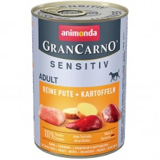Animonda GranCarno Sensitiv Adult вологий корм для собак з індичкою і картоплею 400 г