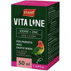Vitapol Vitaline Iodine+Zink вітаміни для птахів йод і цинк 50 мл Vitapol Vitaline Iodine+Zink вітаміни для птахів йод і цинк 50 мл