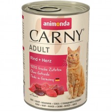 Animonda Carny Adult вологий корм для котів з яловичиною і серцями 400 г Animonda Carny Adult вологий корм для котів з яловичиною і серцями 400 г