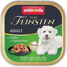 Animonda Vom Feinsten Adult вологий корм для собак з куркою і кроликом в соусі 150 г Animonda Vom Feinsten Adult вологий корм для собак з куркою і кроликом в соусі 150 г