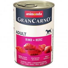 Animonda GranCarno Original Adult вологий корм для собак з яловичиною і серцями 400 г Animonda GranCarno Original Adult вологий корм для собак з яловичиною і серцями 400 г