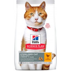 Hill's Science Plan Sterilised Cat Young Adult сухий корм для стерилізованих котів з куркою 10 кг