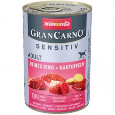 Animonda GranCarno Sensitiv Adult вологий корм для собак з яловичиною і картоплею 400 г