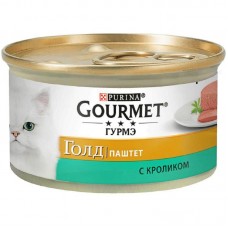Gourmet Gold вологий корм для котів паштет з кроликом 85 г Gourmet Gold вологий корм для котів паштет з кроликом 85 г