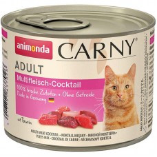 Animonda Carny Adult вологий корм для котів м'ясний коктейль 200 г