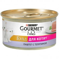 Gourmet Gold вологий корм для котів паштет з телятиною 85 г Gourmet Gold вологий корм для котів паштет з телятиною 85 г
