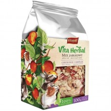 Vitapol Vita Herbal корм для гризунів з яблучною сумішшю 100 г
