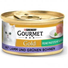 Gourmet Gold вологий корм для котів паштет з ягням 85 г Gourmet Gold вологий корм для котів паштет з ягням 85 г