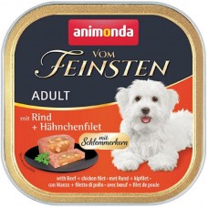 Animonda Vom Feinsten Adult вологий корм для собак фарширована яловичина з курячим філе 150 г Animonda Vom Feinsten Adult вологий корм для собак фарширована яловичина з курячим філе 150 г